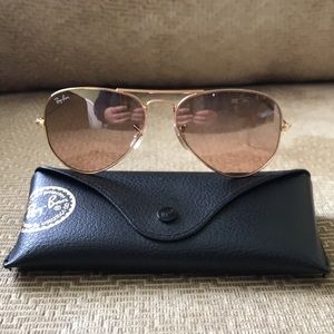Ray-Ban Aviator sunglasses with case